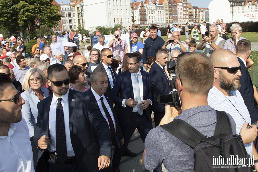 Premier Morawiecki w Elblgu, fot. 44