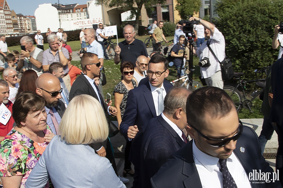 Premier Morawiecki w Elblgu, fot. 45