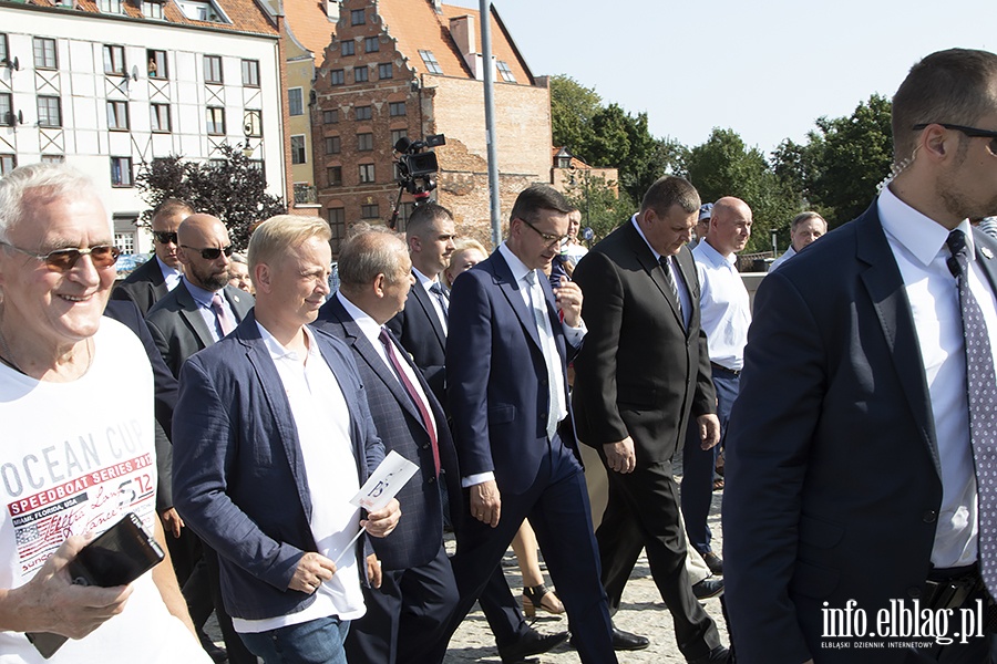 Premier Morawiecki w Elblgu, fot. 49