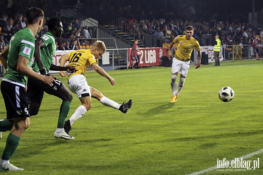 Olimpia Elbląg - GKS Bełchatów, fot. 21