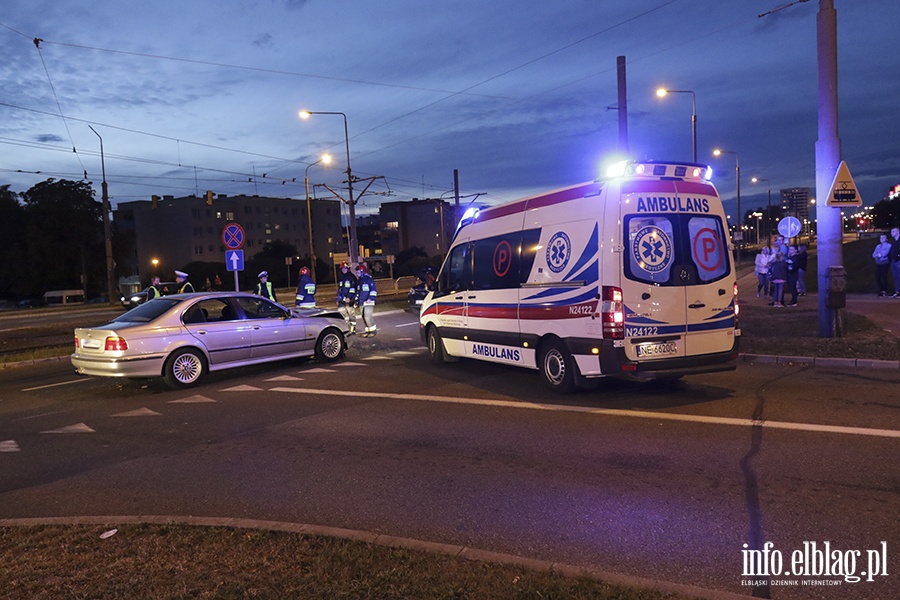 Pł. Dąbka zderzenie BMW i Toyoty, fot. 2