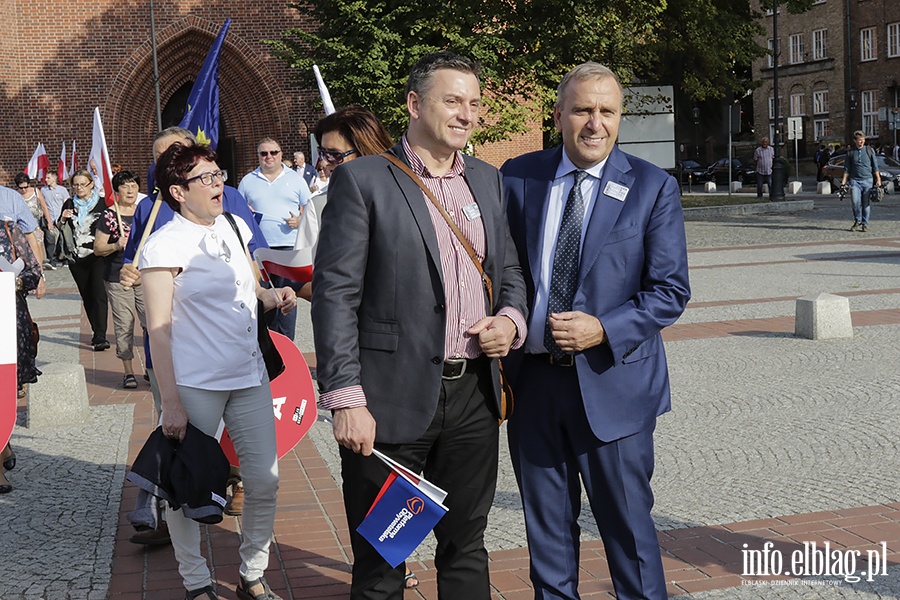 Elblag odwiedzili liderzy Koalicji Obywatelskiej, fot. 24