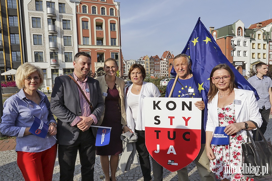 Elblag odwiedzili liderzy Koalicji Obywatelskiej, fot. 28