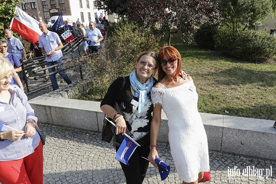 Elblag odwiedzili liderzy Koalicji Obywatelskiej, fot. 42