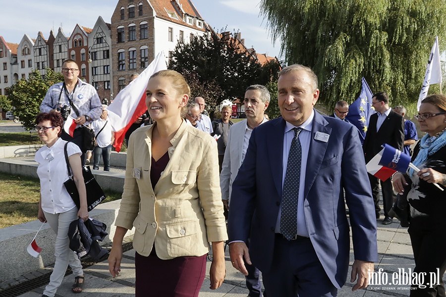 Elblag odwiedzili liderzy Koalicji Obywatelskiej, fot. 47