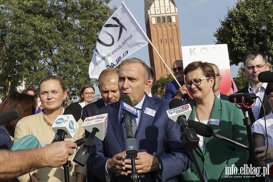 Elblag odwiedzili liderzy Koalicji Obywatelskiej, fot. 49