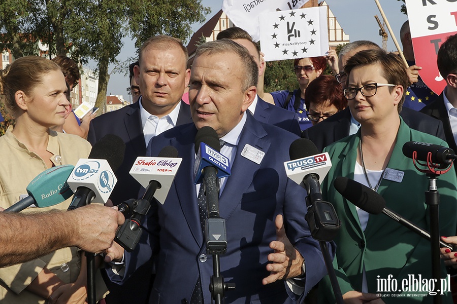 Elblag odwiedzili liderzy Koalicji Obywatelskiej, fot. 54