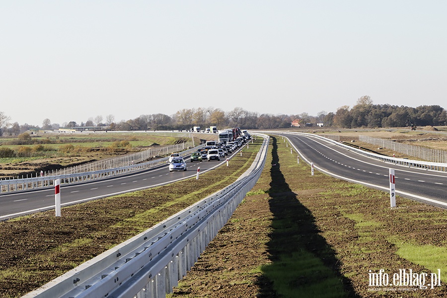 Od dziś ekspresówka łączy Elbląg z Gdańskiem, fot. 42