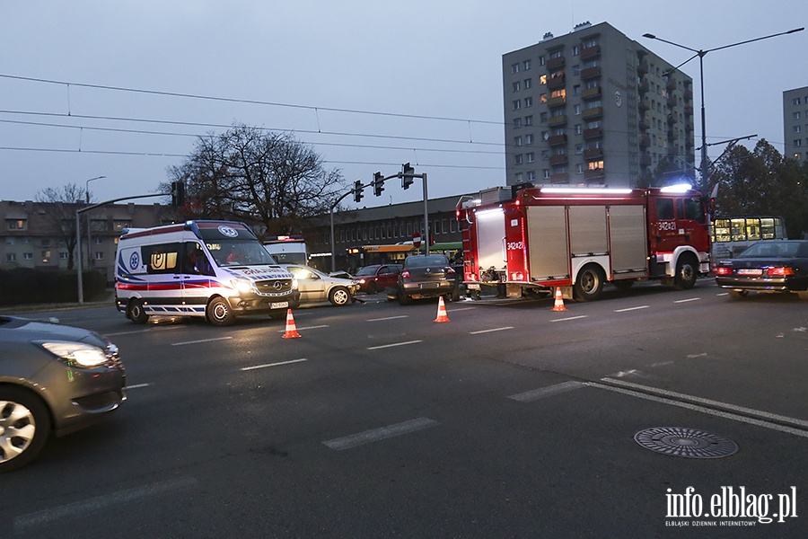 Wypadek na skrzyżowaniu Płk.Dabka Pionierska, fot. 11