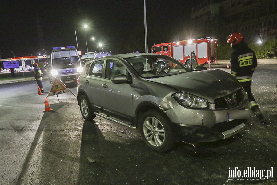 Wypadek nowe rondo ulica Królewiecka, fot. 4