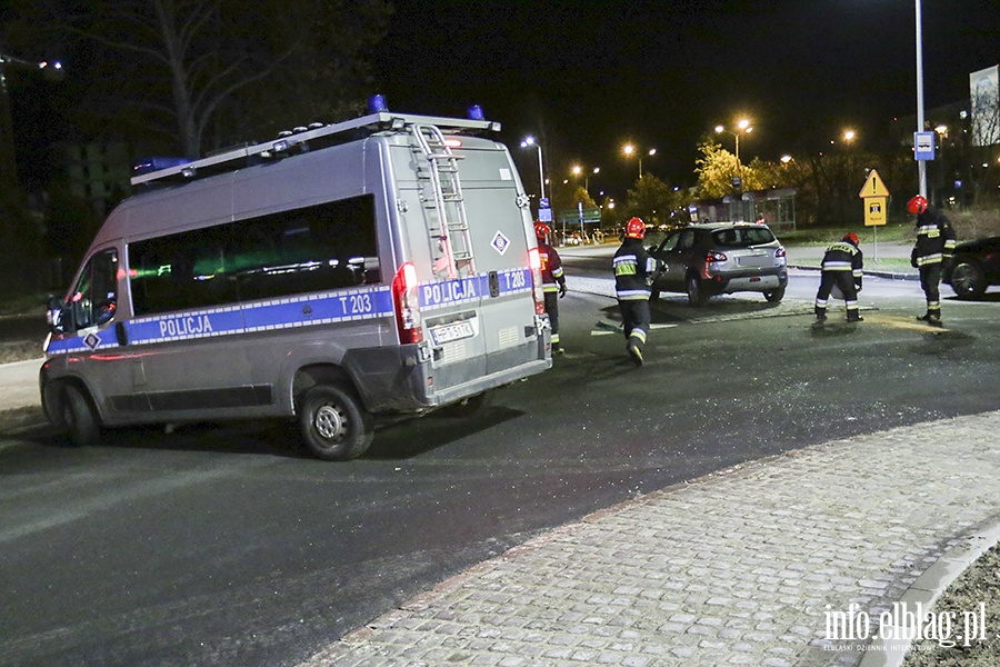 Wypadek nowe rondo ulica Krlewiecka, fot. 11