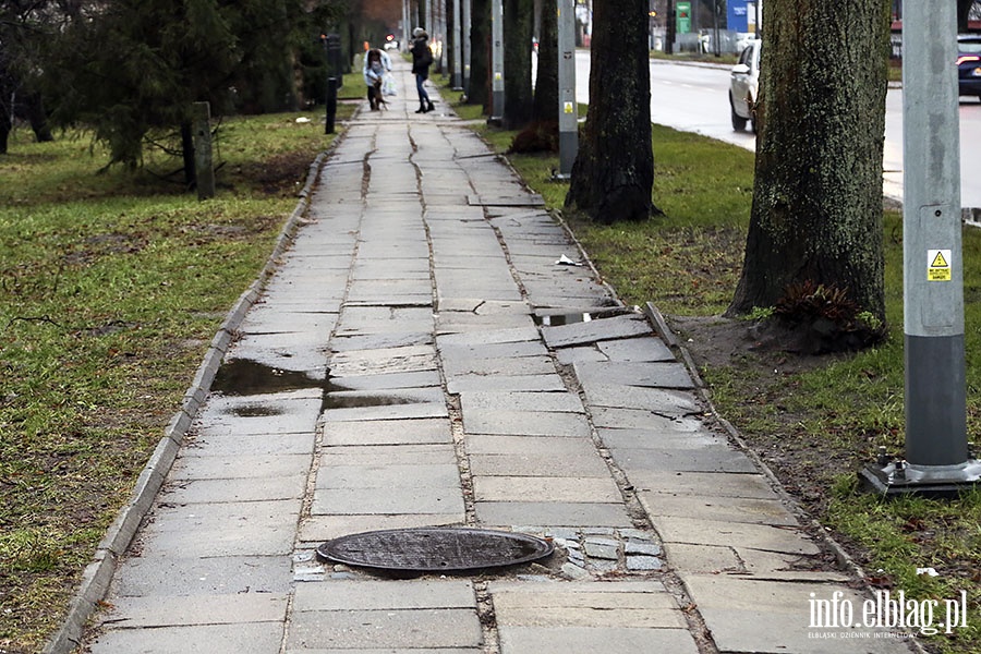 Chodnik Aleja Grunwaldzka, od Sadowej do hali sportowej., fot. 18