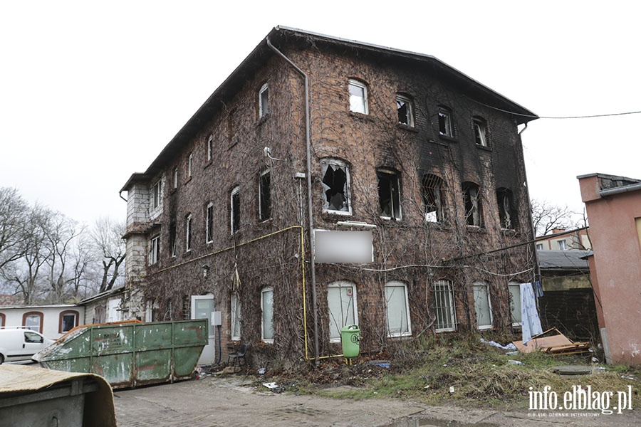 Gruzini po poarze budynku przy Boego Ciaa, fot. 12