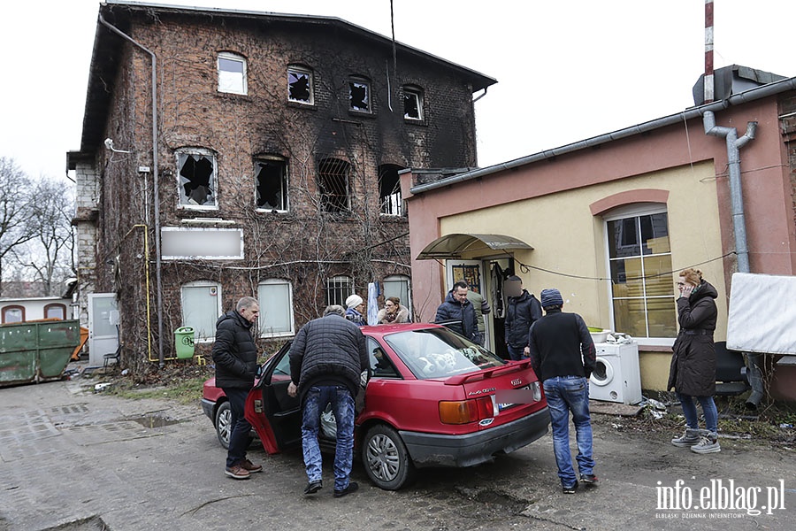 Gruzini po poarze budynku przy Boego Ciaa, fot. 16