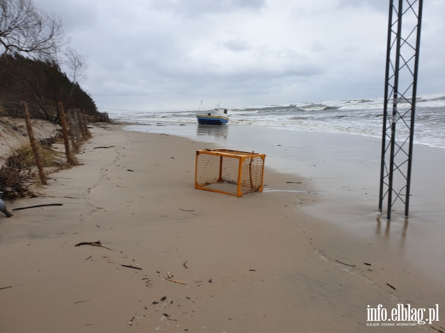 Sztorm na plażach Mierzei Wiślanej, fot. 6