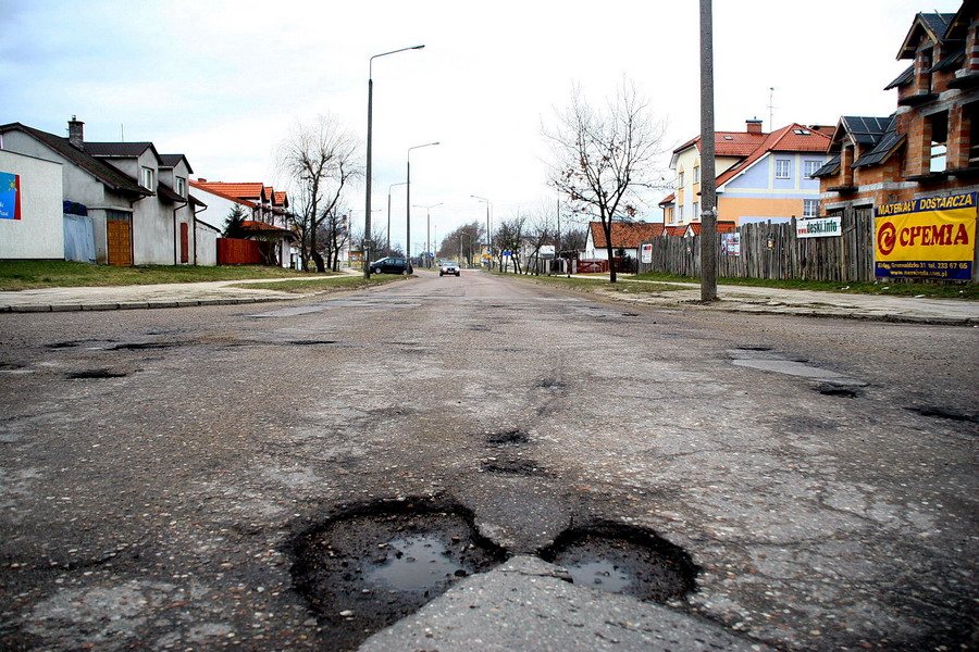 Stan nawierzchni ulicy Niepodlegoci po zimie, fot. 1