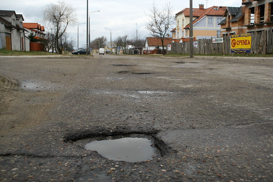 Stan nawierzchni ulicy Niepodlegoci po zimie, fot. 2