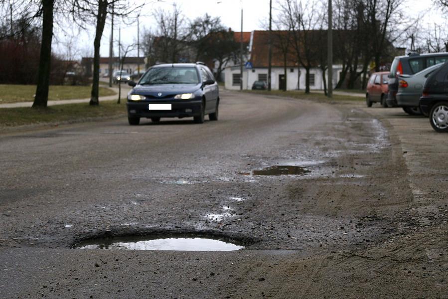 Stan nawierzchni ulicy Niepodlegoci po zimie, fot. 6