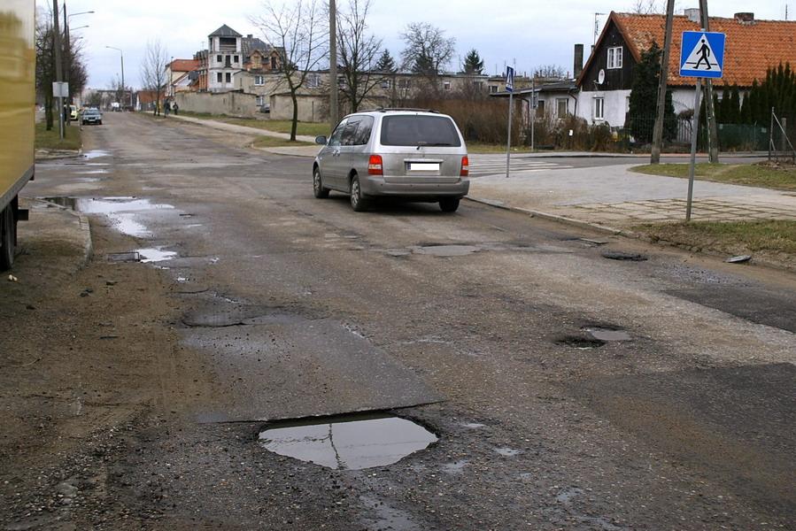 Stan nawierzchni ulicy Niepodlegoci po zimie, fot. 7