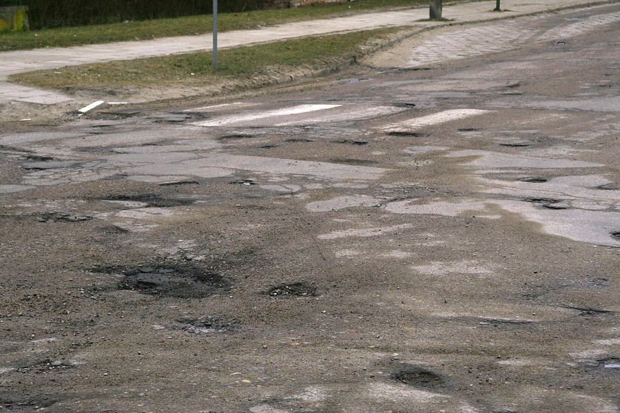 Stan nawierzchni ulicy Niepodlegoci po zimie, fot. 11