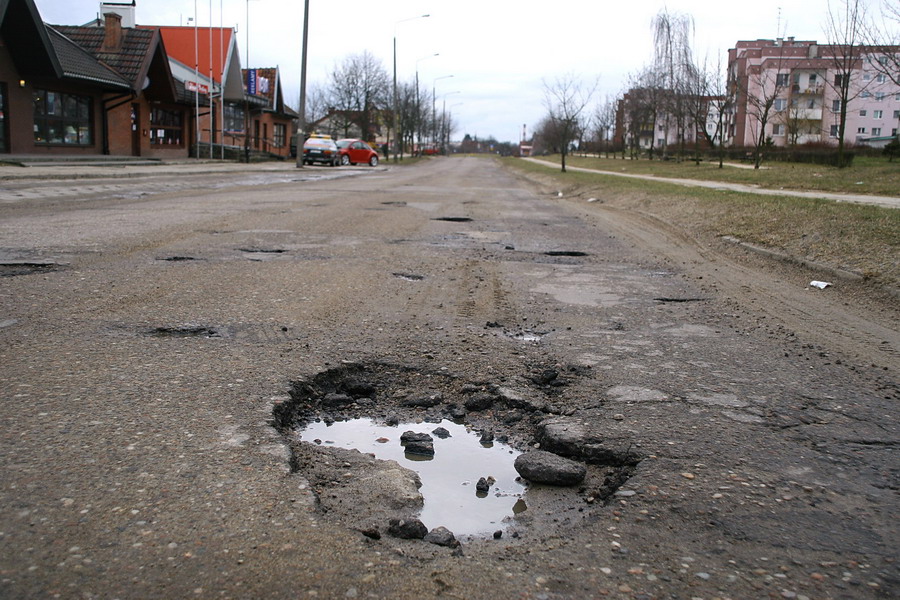 Stan nawierzchni ulicy Niepodlegoci po zimie, fot. 13