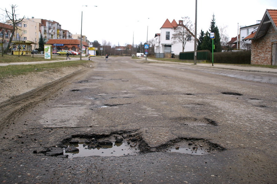 Stan nawierzchni ulicy Niepodlegoci po zimie, fot. 15