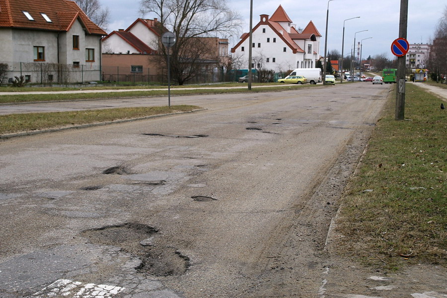 Stan nawierzchni ulicy Niepodlegoci po zimie, fot. 19