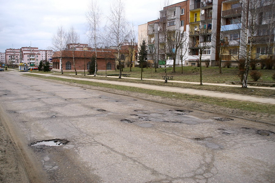 Stan nawierzchni ulicy Niepodlegoci po zimie, fot. 20