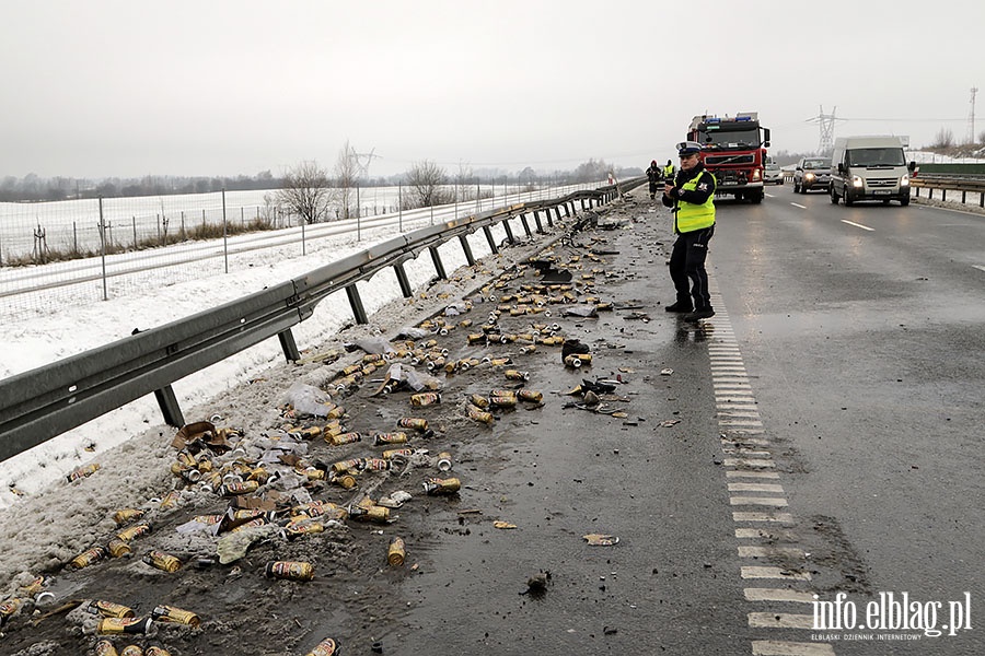 Wypadek ciarwek na wysokoci Janowa, fot. 8