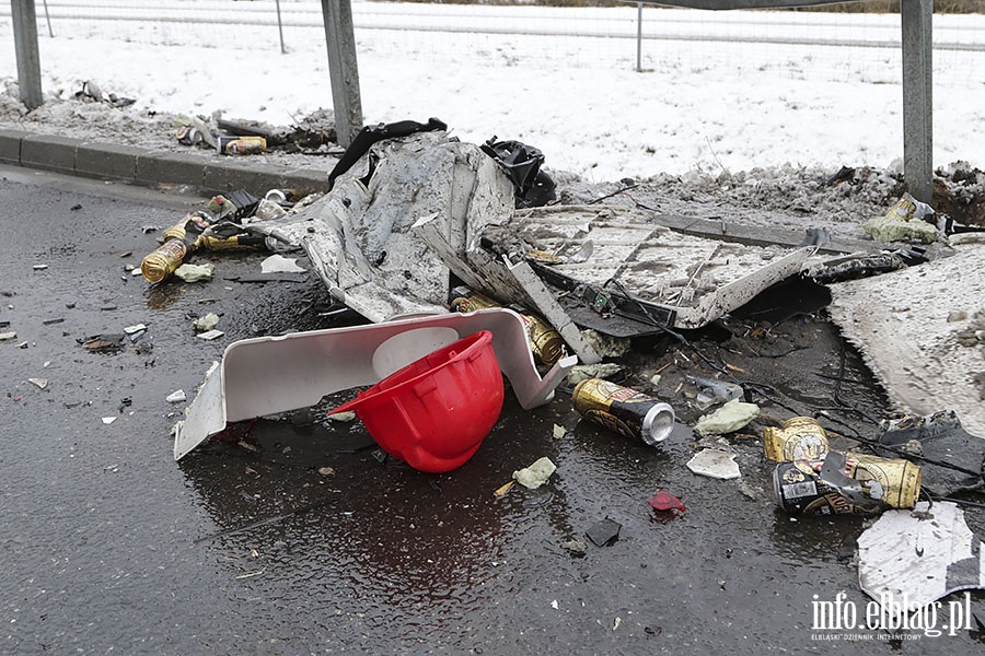 Wypadek ciarwek na wysokoci Janowa, fot. 20