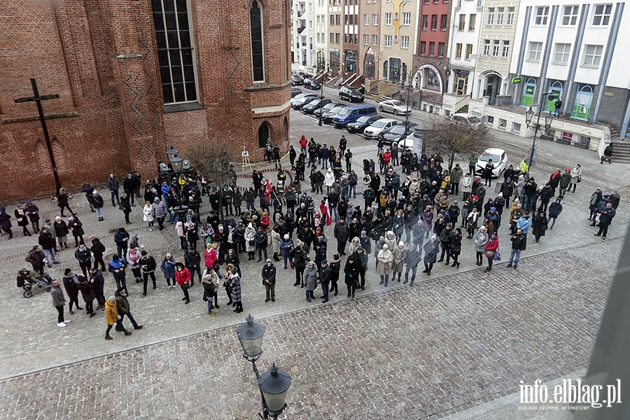 Pożegnanie Pawła Adamowicza przez elblążan., fot. 19