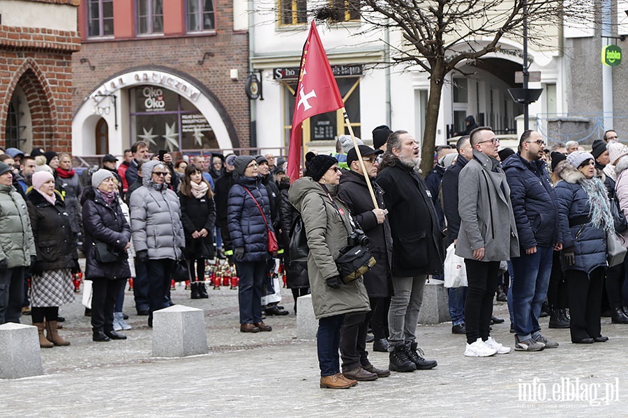 Poegnanie Pawa Adamowicza przez elblan., fot. 34