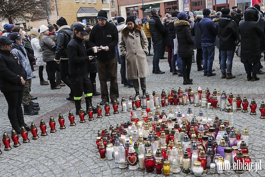 Pożegnanie Pawła Adamowicza przez elblążan., fot. 44