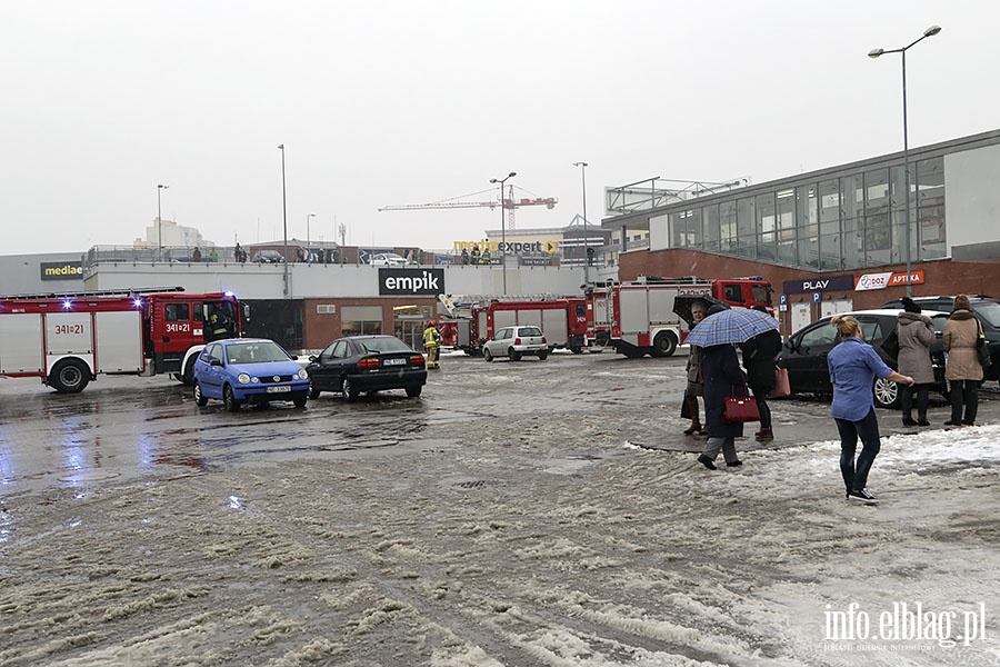 Kaufland alarm bombowy, fot. 1