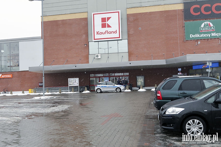 Kaufland alarm bombowy, fot. 4