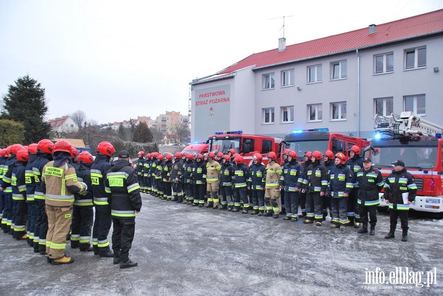 Pożegnanie bryg. T. Malesińskiego z JRG 2 PSP w Elblągu, fot. 1