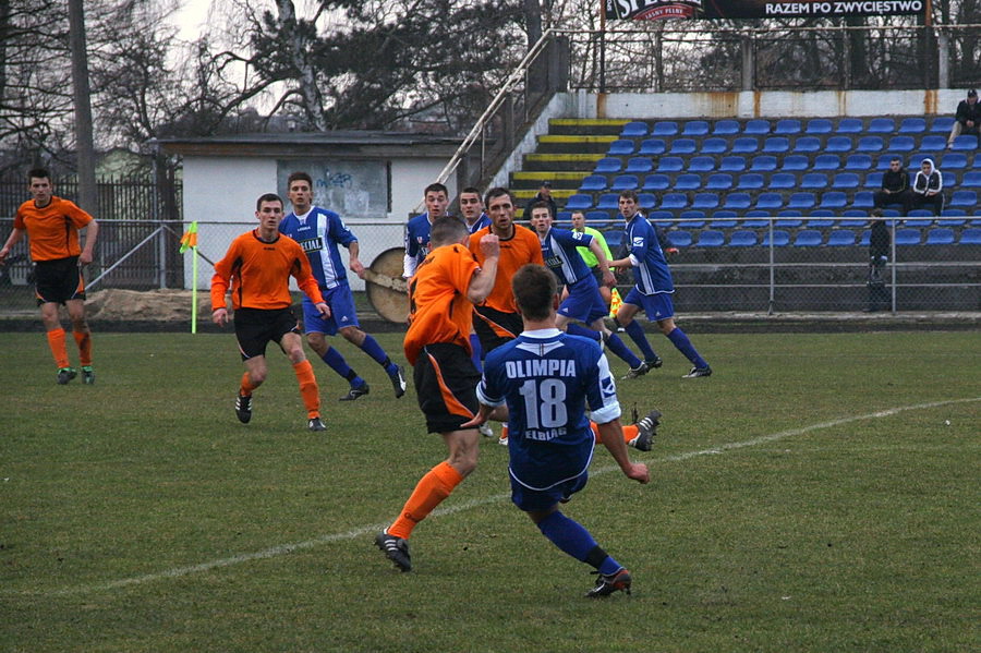 Mecz 16 kolejki III ligi: Concordia Elblg - Olimpia Elblg, fot. 3