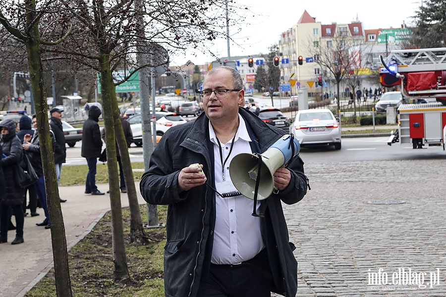 Alarm bombowy w Urzędzie Miejskim, fot. 4