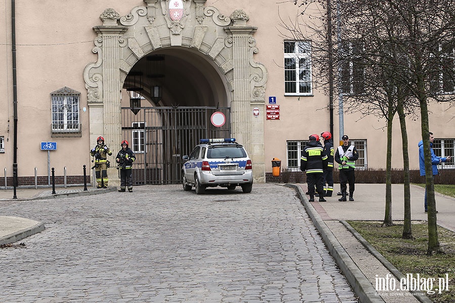 Alarm bombowy w Urzdzie Miejskim, fot. 7