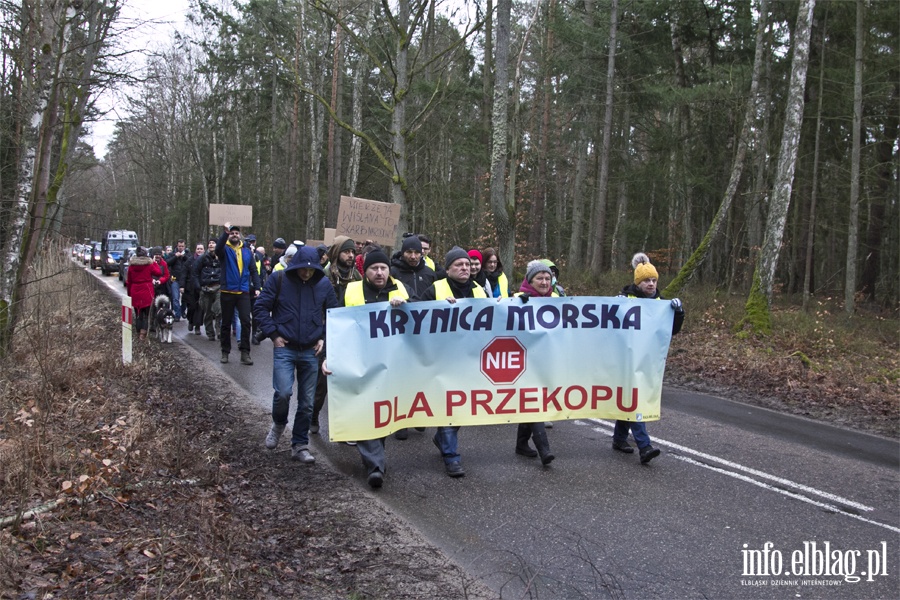 "Jest jeszcze szansa zatrzyma t dewastacj". Protest z wycink w tle, fot. 1