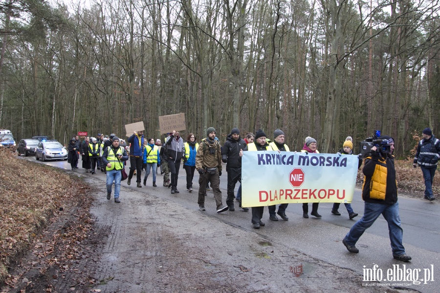 "Jest jeszcze szansa zatrzyma t dewastacj". Protest z wycink w tle, fot. 4