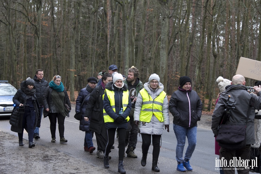 "Jest jeszcze szansa zatrzyma t dewastacj". Protest z wycink w tle, fot. 5