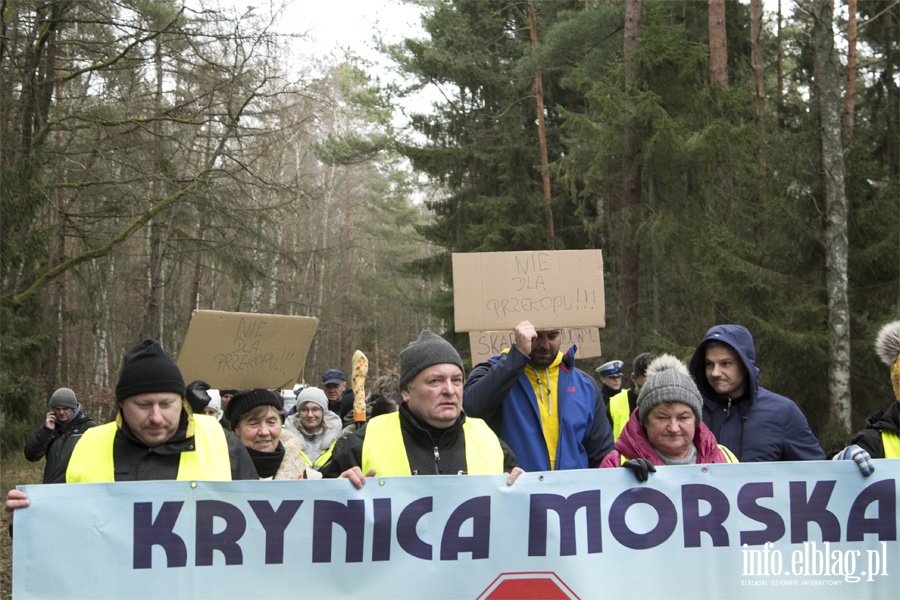 "Jest jeszcze szansa zatrzyma t dewastacj". Protest z wycink w tle, fot. 15