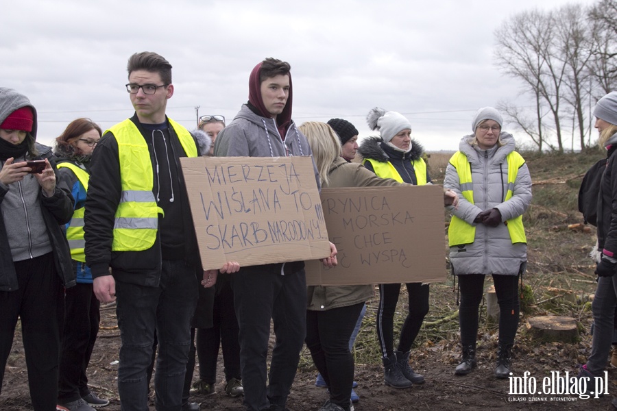 "Jest jeszcze szansa zatrzymać tę dewastację". Protest z wycinką w tle, fot. 18