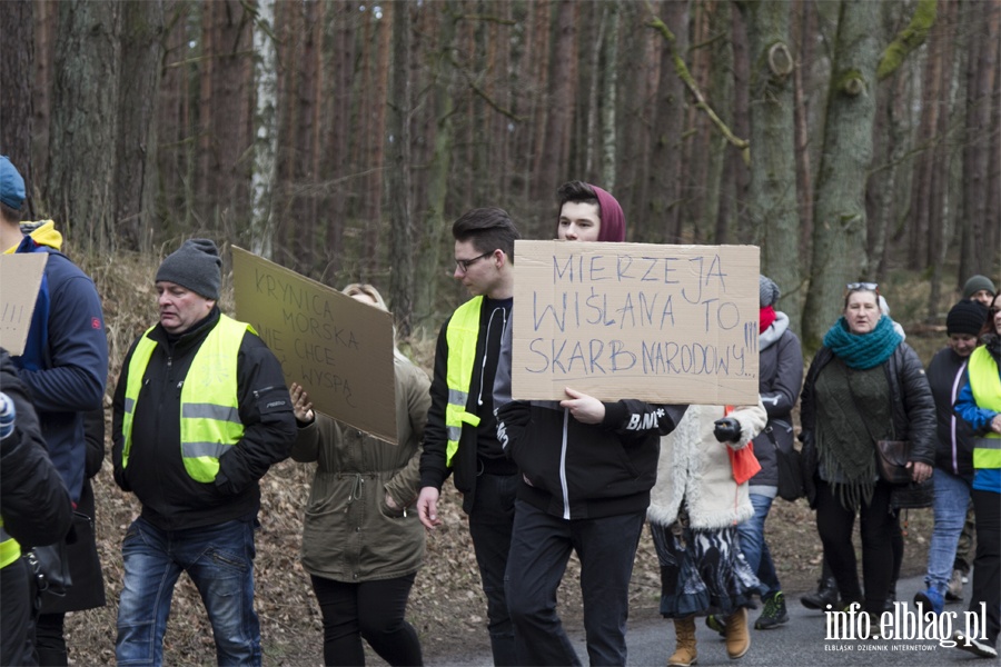 "Jest jeszcze szansa zatrzyma t dewastacj". Protest z wycink w tle, fot. 22