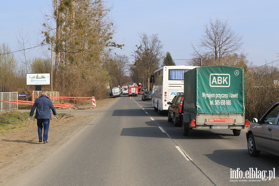 Wypadek na Krlewieckiej w kierunku na Milejewo. , fot. 10
