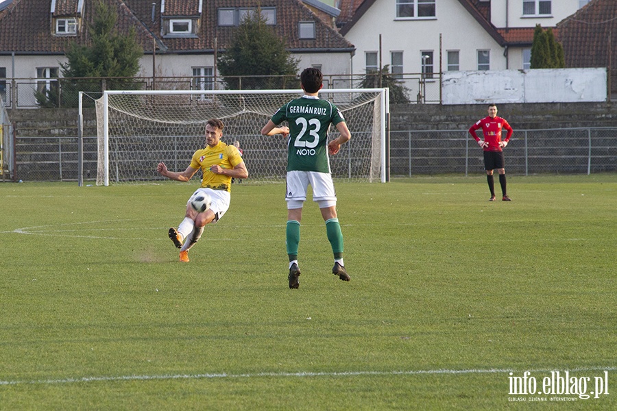 Mecz Olimpia Elblg Olimpia Grudzidz , fot. 6