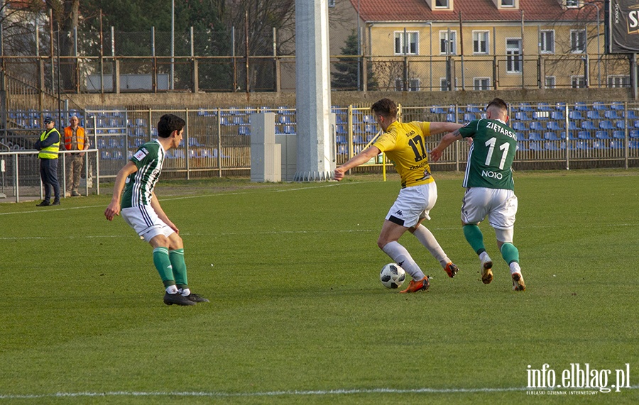 Mecz Olimpia Elblg Olimpia Grudzidz , fot. 10