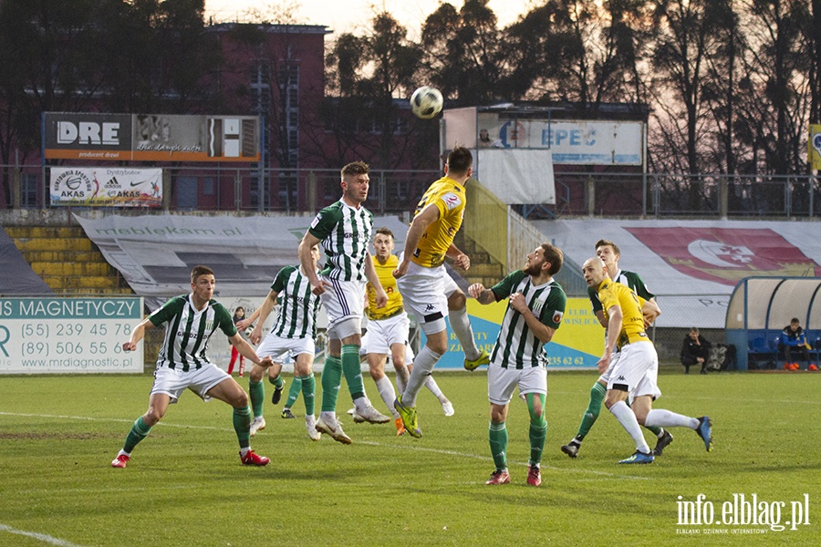 Mecz Olimpia Elblg Olimpia Grudzidz , fot. 35