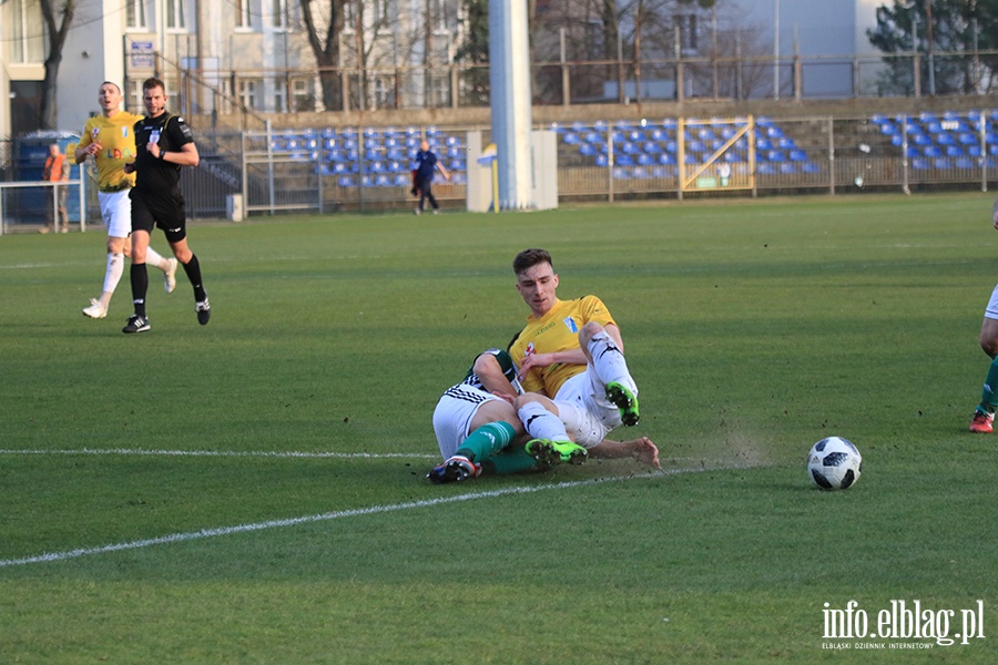 Mecz Olimpia Elblg Olimpia Grudzidz , fot. 79